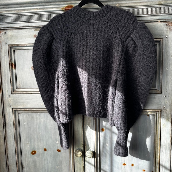Ulla Johnson Heather Alpaca Blend Pull Over Sweater in Midnight Size M - Picture 12 of 14